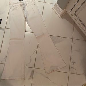 Level 99 white bell bottom jeans size 28 NWOT